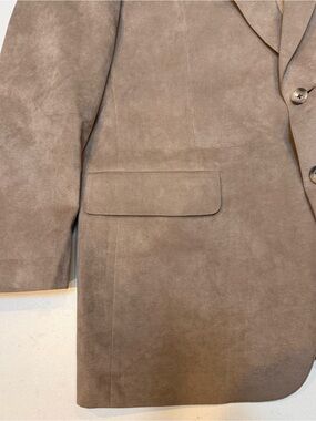 Men's Tan Suede Blazer